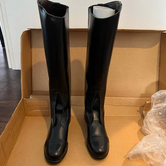 NIB Devon Aire Nouvelle Classic Pull On English Dressage Field Boot #655 SZ 6 - Picture 2 of 5
